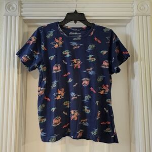 Eddie Bauer Navy Graphic T-Shirt (L)